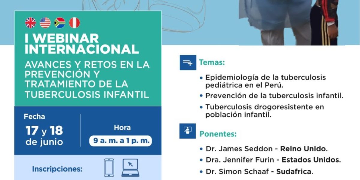 1º Webinar internacional: Avances y retos en la prevención y tratamiento de la tuberculosis infantil