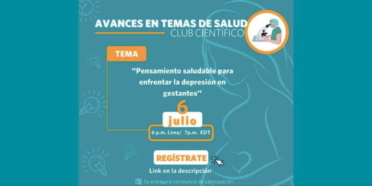 Julio 2021: Pensamiento saludable para enfrentar la depresión en gestantes