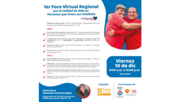 1er Foro Virtual Regional por la Calidad de Vida en Personas que Viven con VIH/SIDA