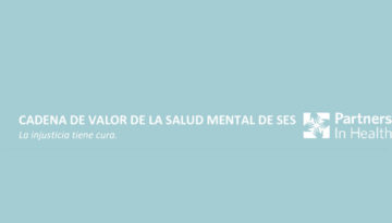 Taller: Cadena de valor de la salud mental de SES