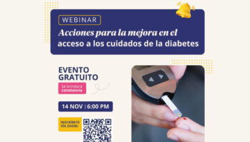 Webinar: Acciones para la mejora en el acceso a los cuidados de la diabetes