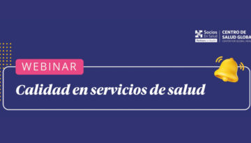 Webinar: Calidad en Servicios de Salud